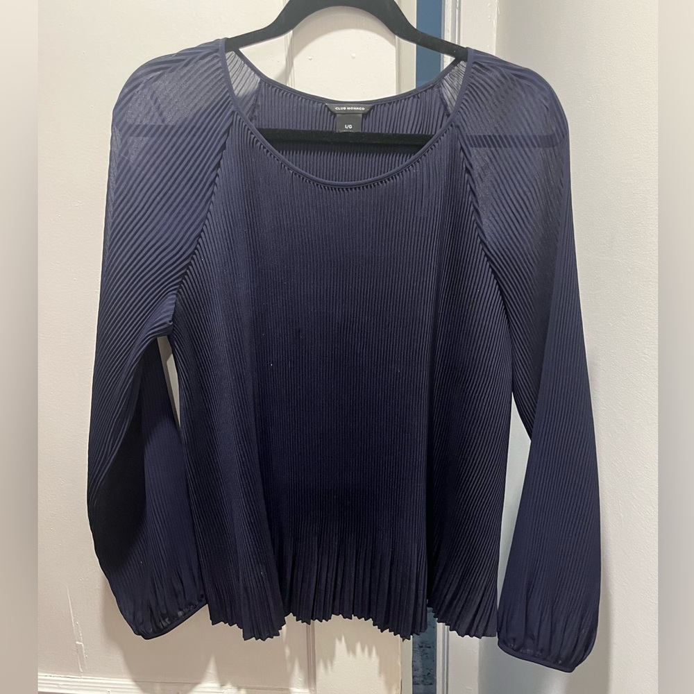 Club Monaco Navy blouse